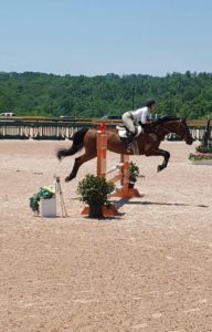 Courtney Faulkner and Cora new horse lease at Carolina Country Acres